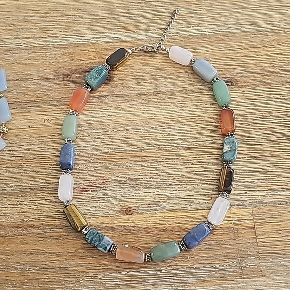 Vintage Statement Necklace Jewelry Gemstone | eBay Vintage statement substantial gemstone necklace